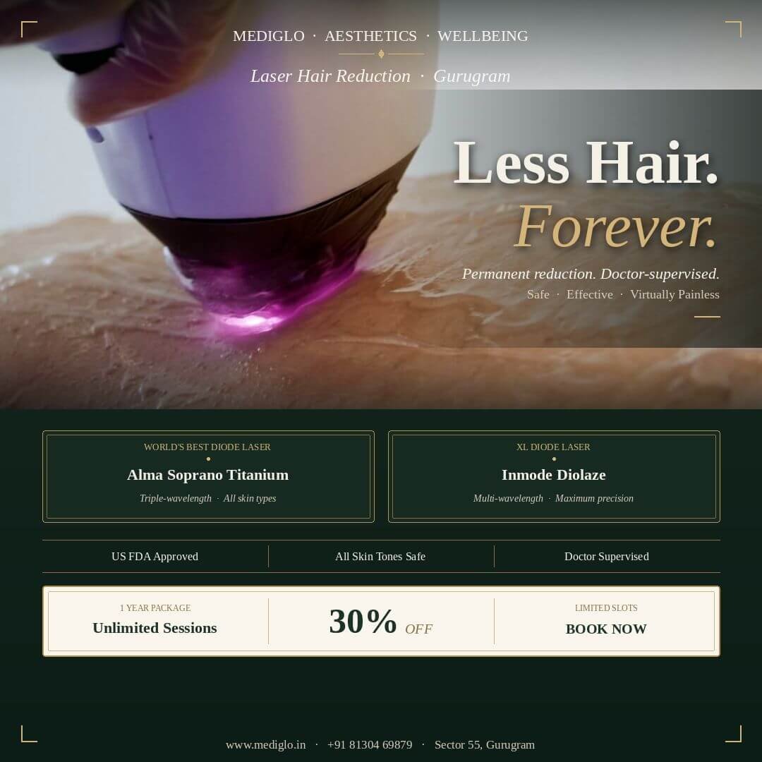 Laser Hair Removal Offer at Mediglo